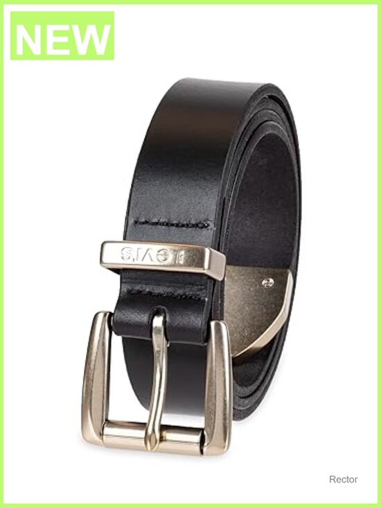 Slim Casual Western Style Leather Jean Belt with Metal Tip main image 4
